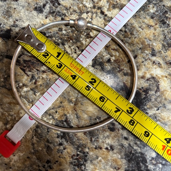 .925 Sterling Ball Bead Link Bracelet. Preowned. (595) - Picture 6 of 7